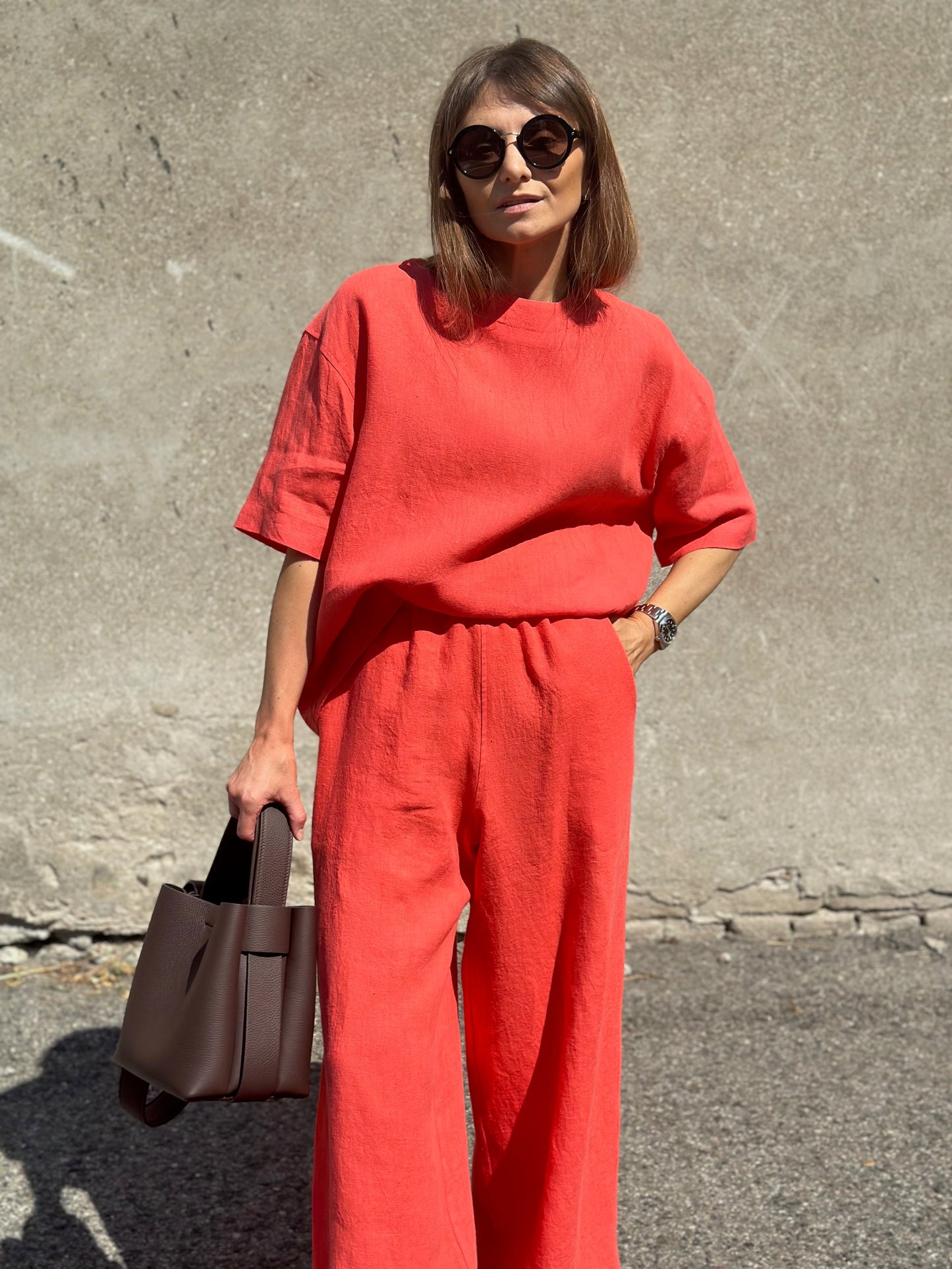 paros linen trousers