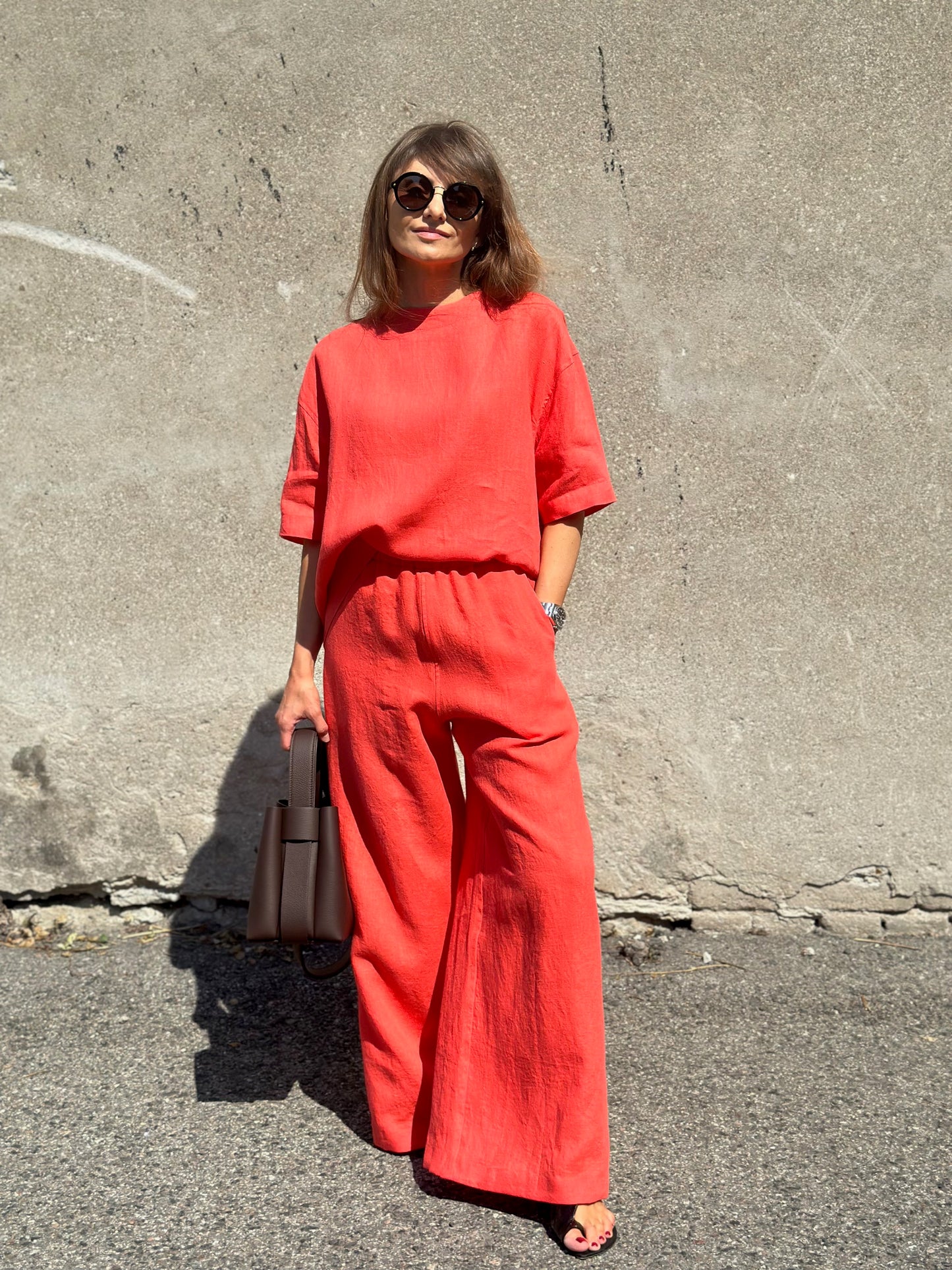 paros linen trousers