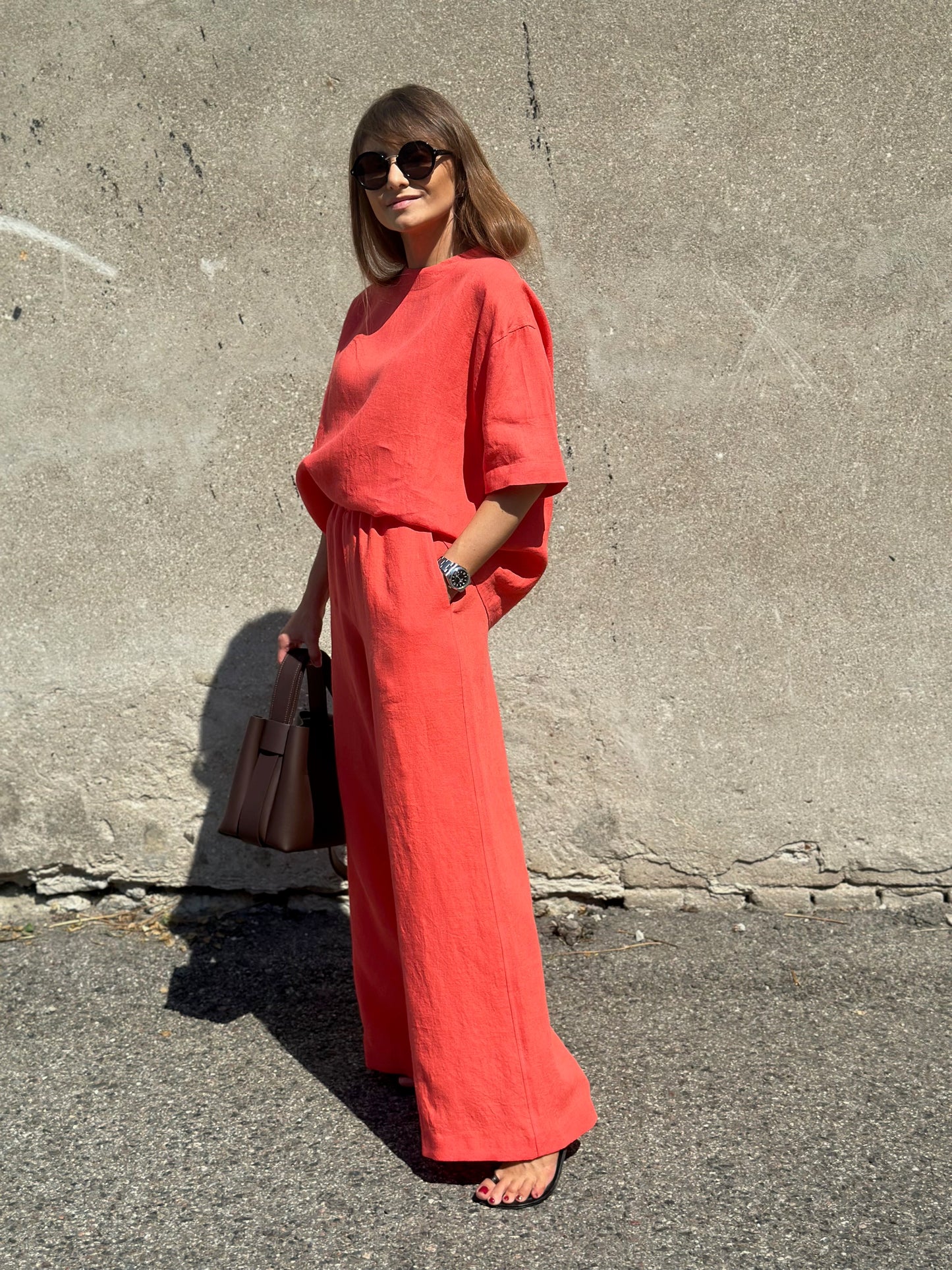 paros linen trousers