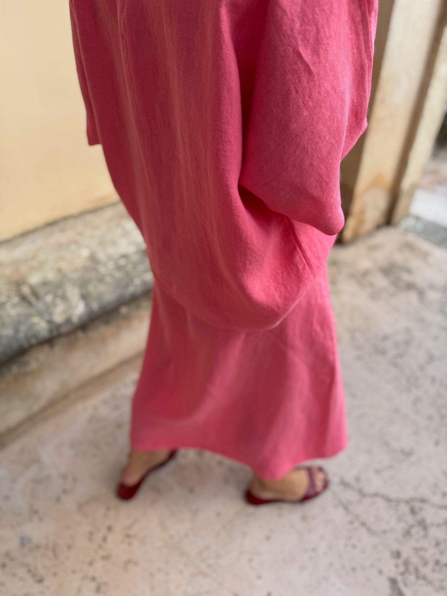 porto linen blouse