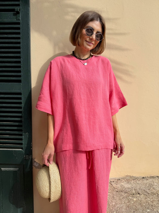 porto linen blouse