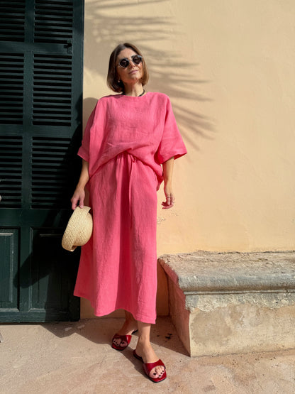 porto linen blouse