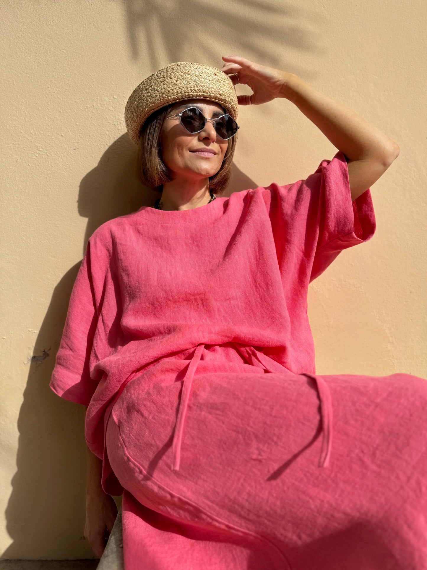 porto linen blouse