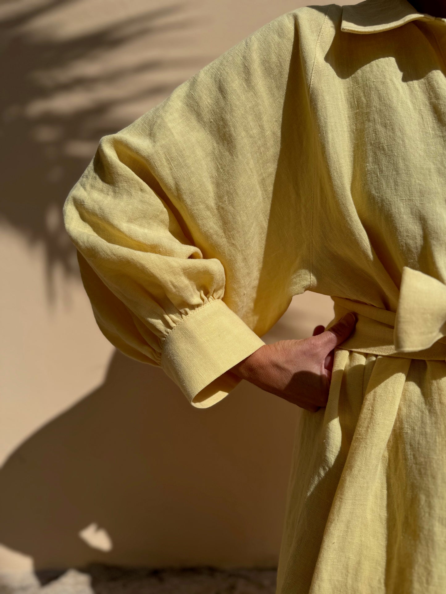 rome linen dress