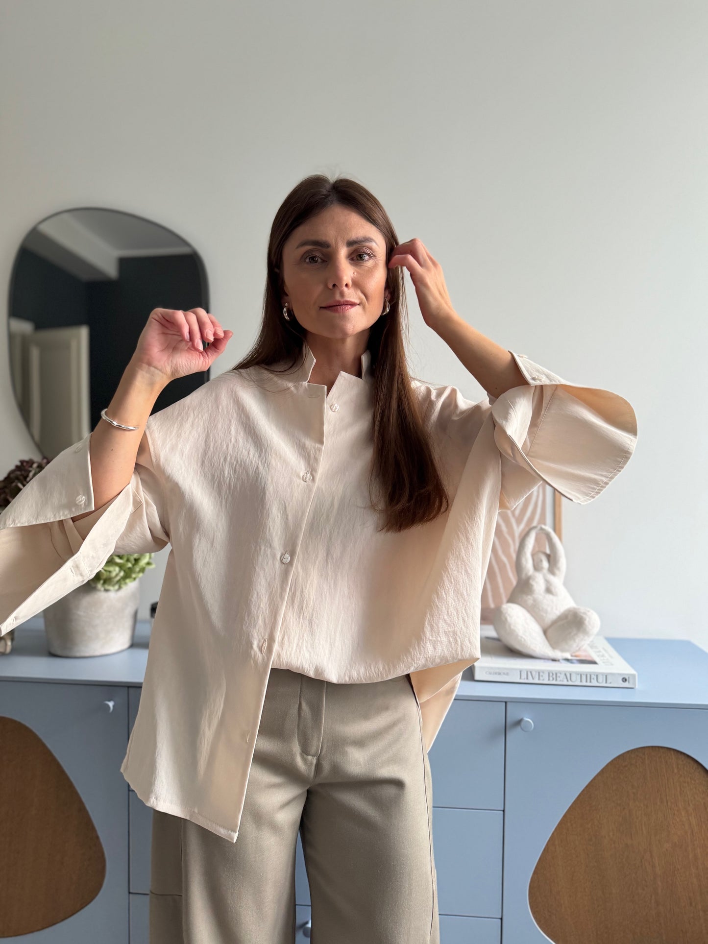 harajuku lyocell shirt