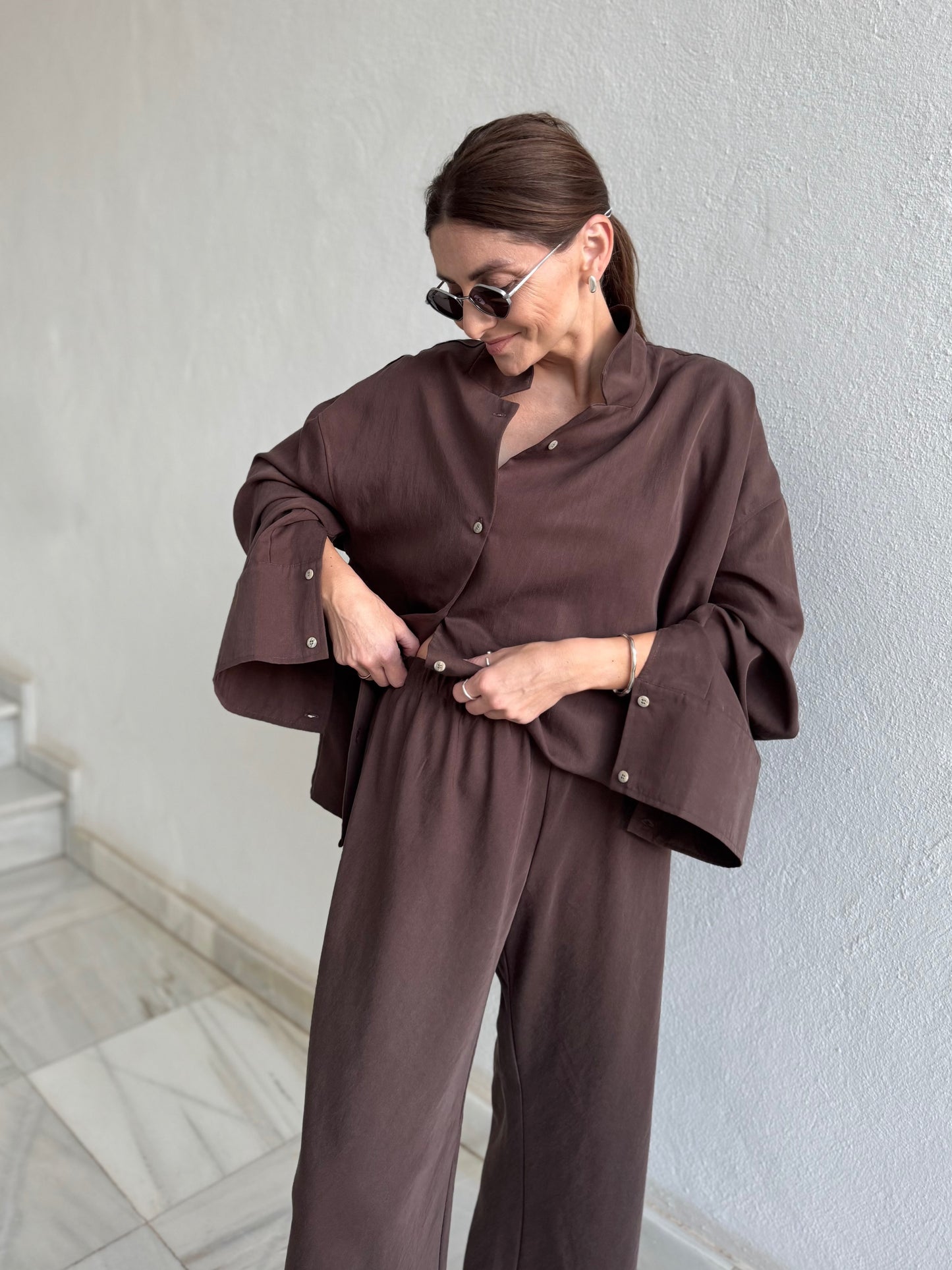 harajuku lyocell shirt