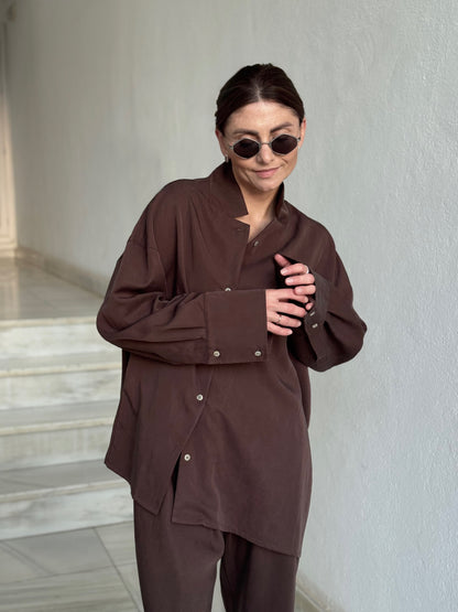 harajuku lyocell shirt