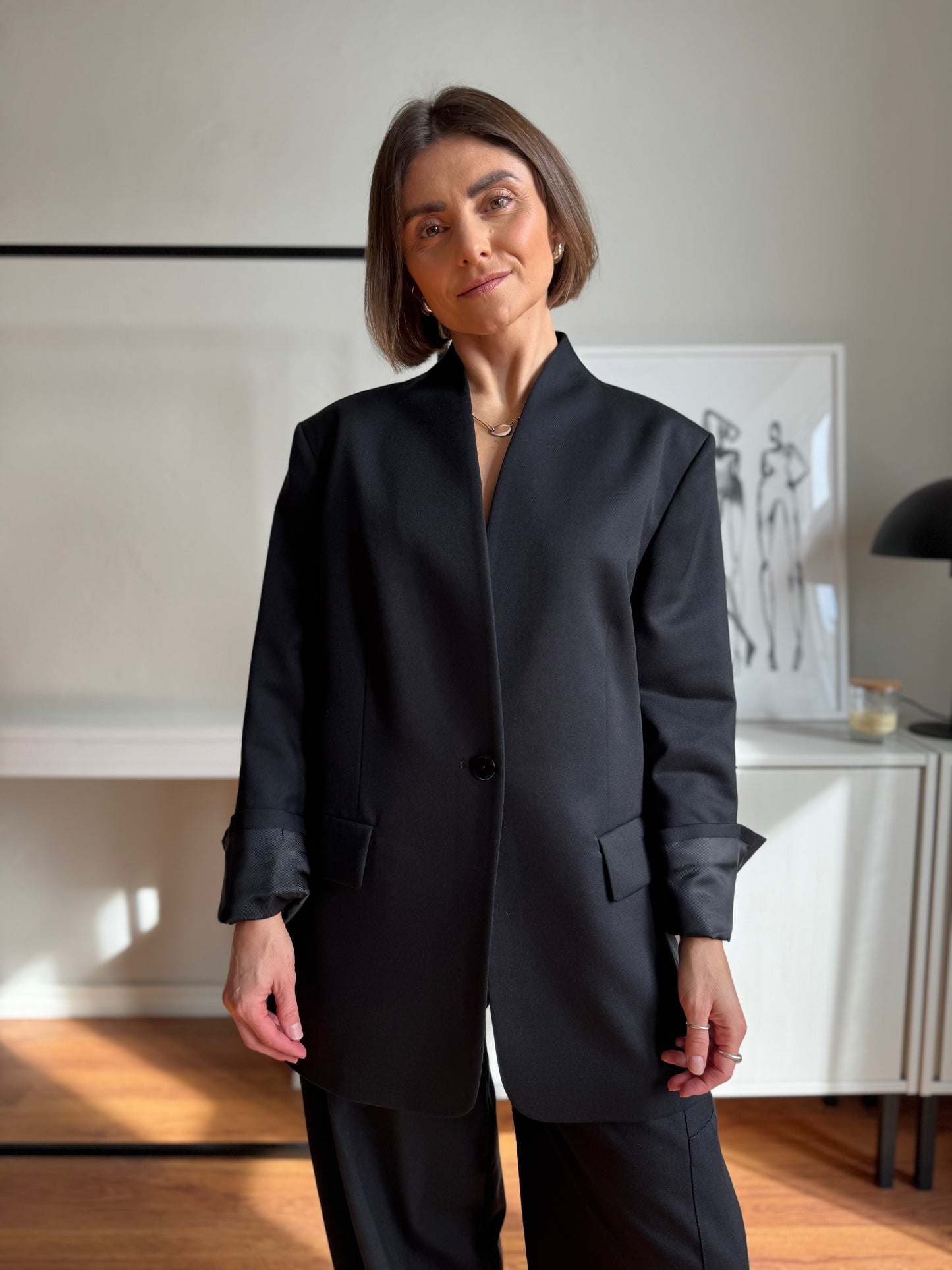 malaga fine wool blazer