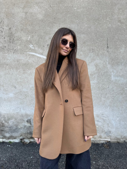 milan cashmere blend wool blazer