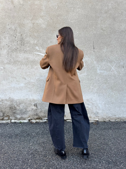 milan cashmere blend wool blazer