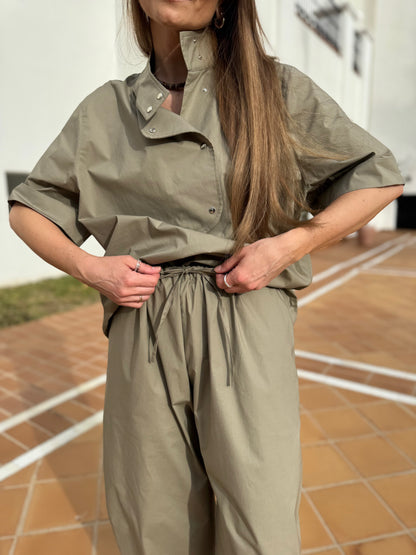 mumbai poplin trousers