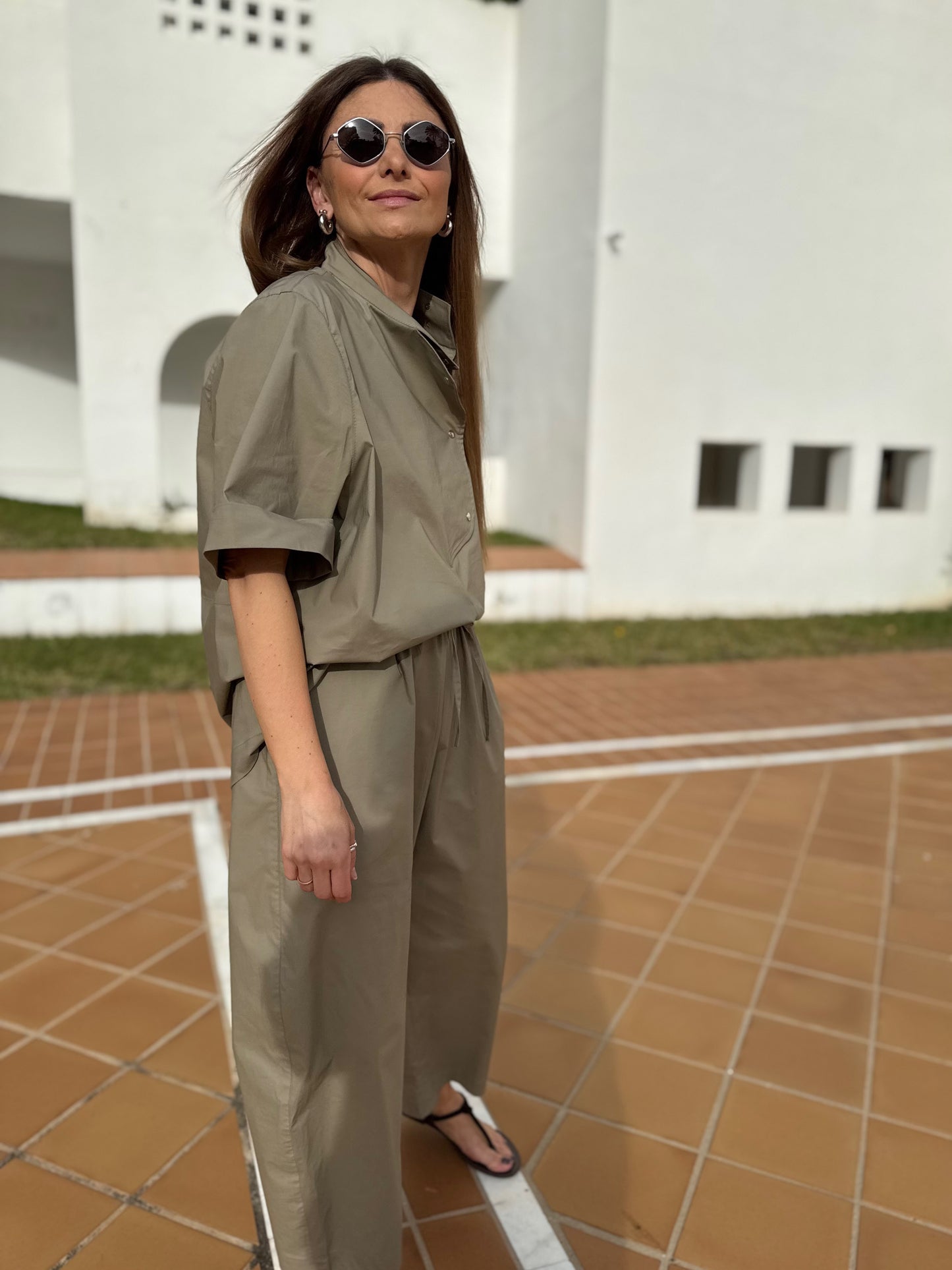 mumbai poplin trousers