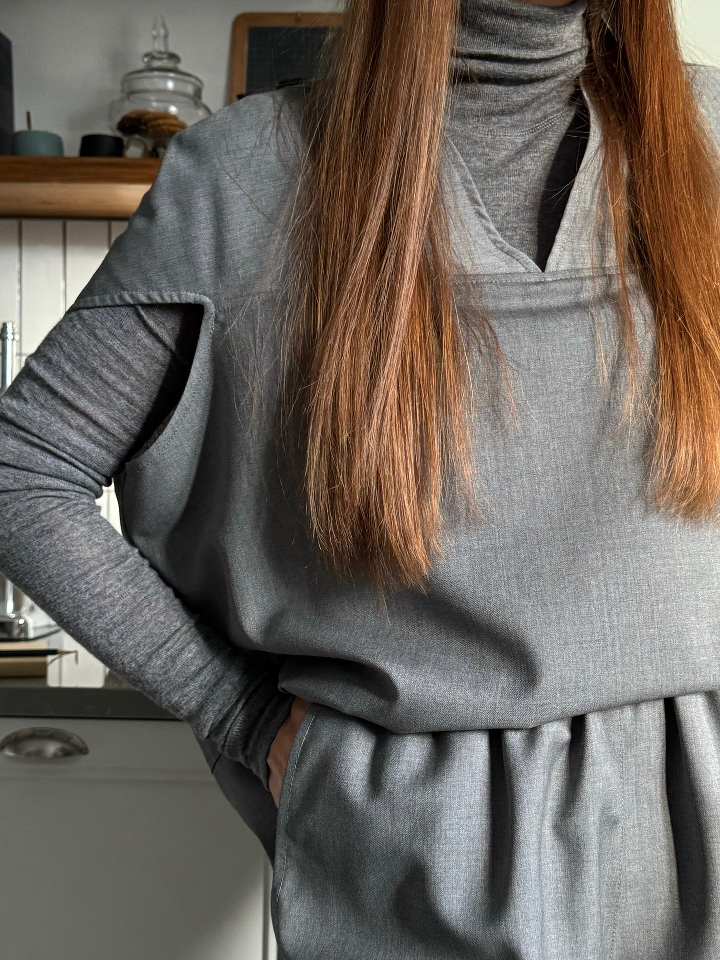 paris fine wool shorts