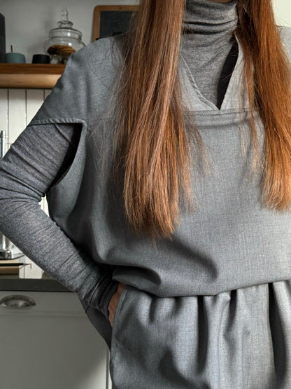 paris fine wool shorts