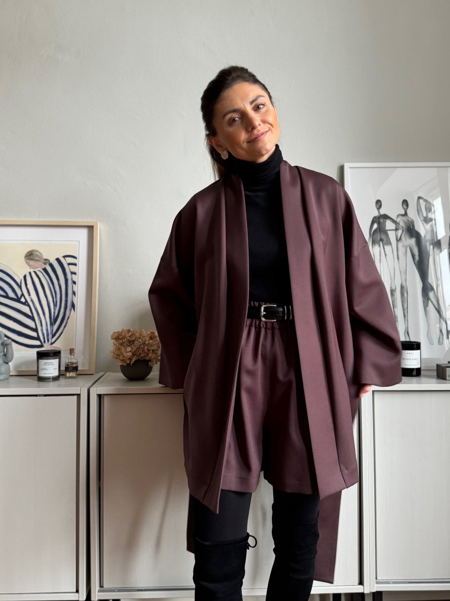 paris fine wool shorts