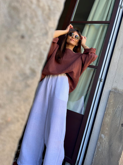 paros linen trousers