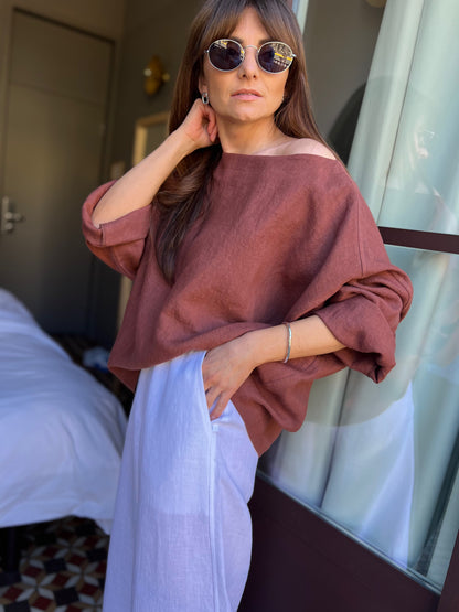 paros linen trousers