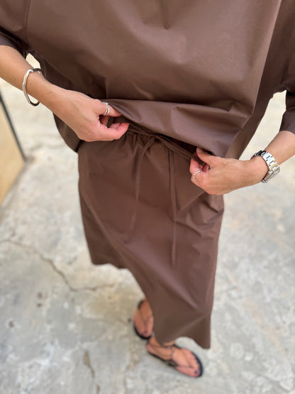 comporta poplin skirt