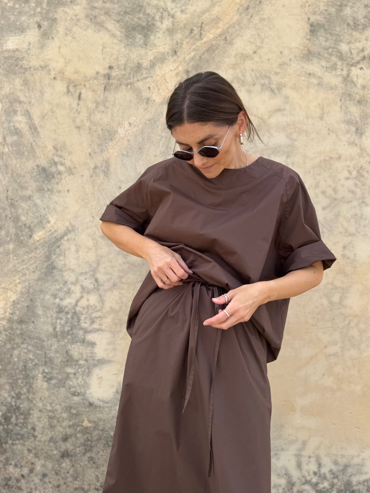 comporta poplin skirt