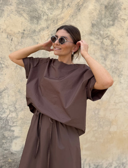 comporta poplin skirt