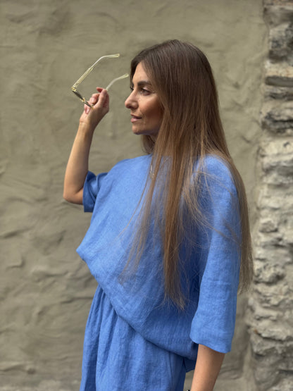 porto linen blouse