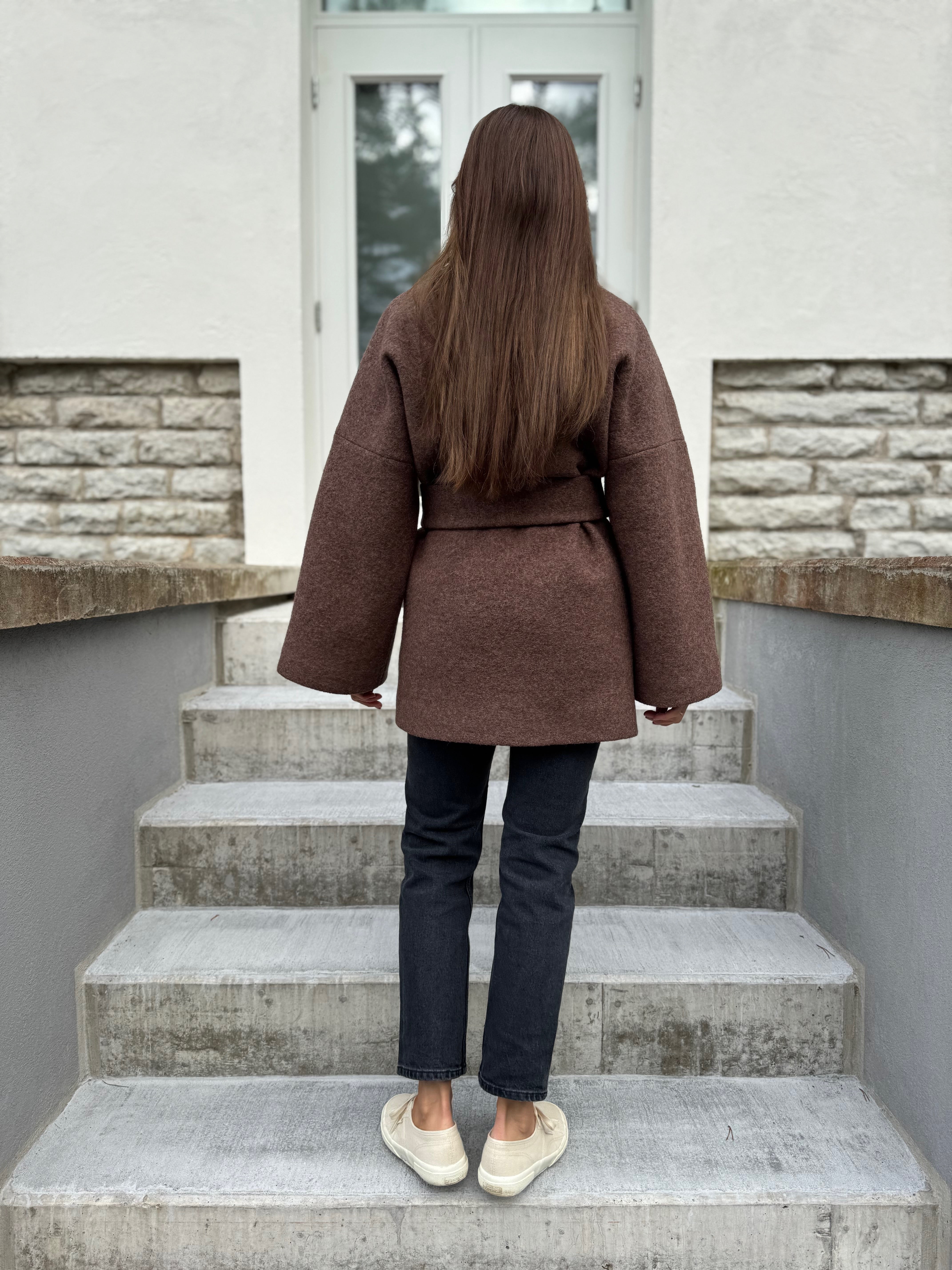 sapporo wool boucle jacket – ateljee gwubi