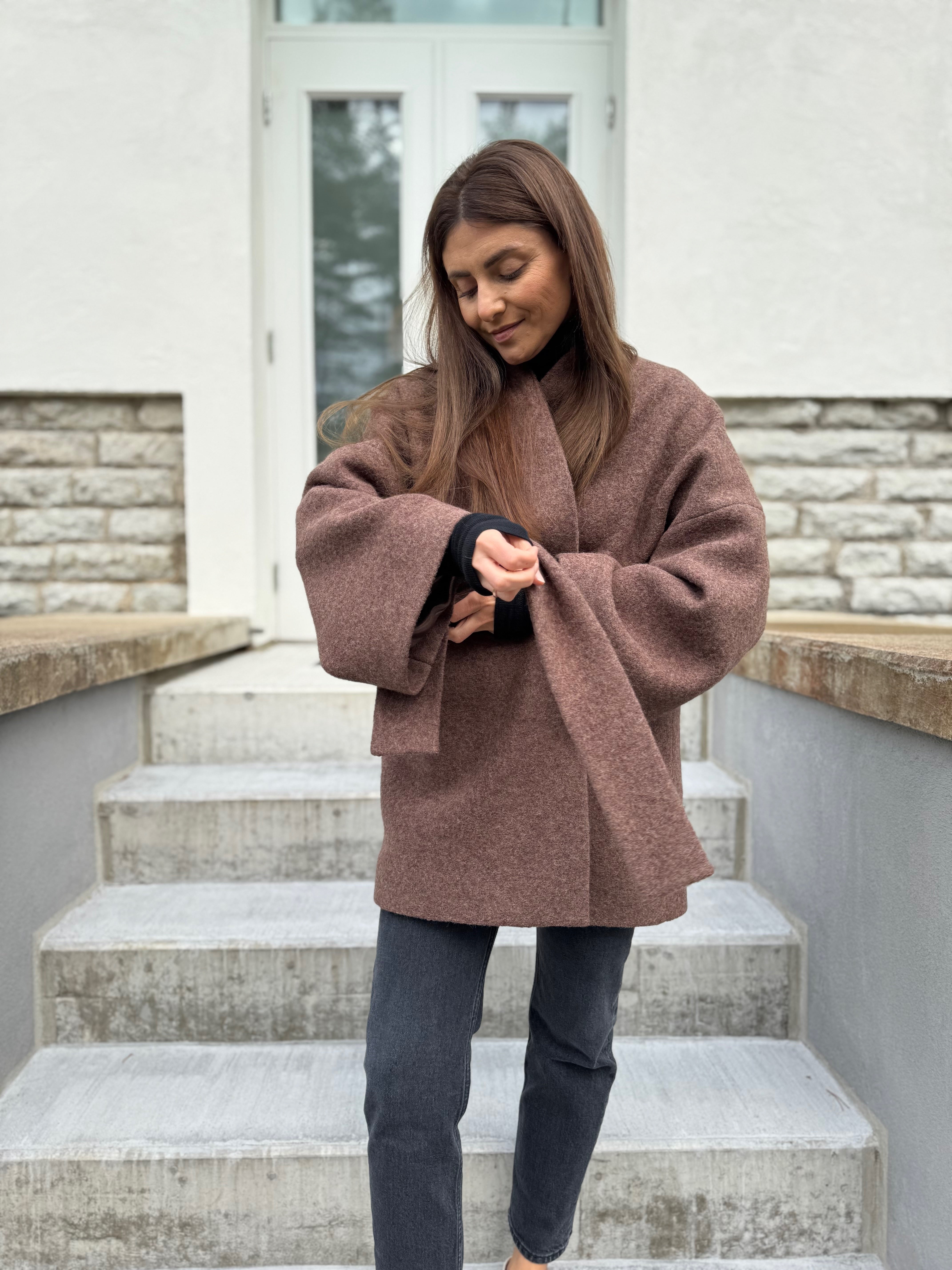 sapporo wool boucle jacket – ateljee gwubi