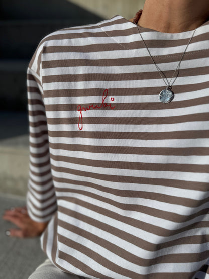 stockholm striped jersey t-shirt