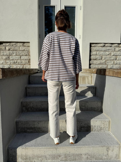 stockholm striped jersey t-shirt