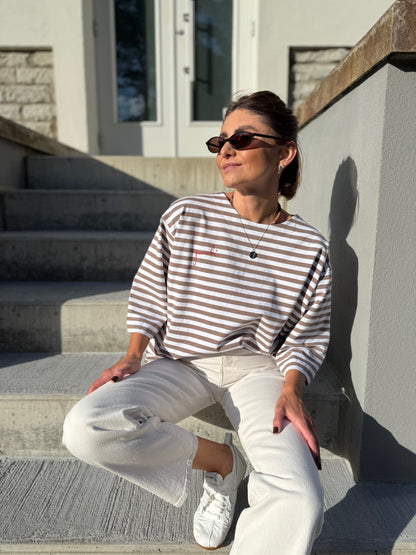 stockholm striped jersey t-shirt