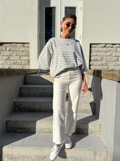 stockholm striped jersey t-shirt
