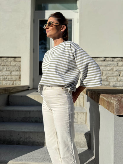 stockholm striped jersey t-shirt