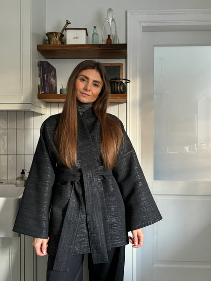 tokyo shiny boucle jacket - black 2024/2025