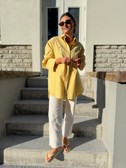 alba washed poplin shirt
