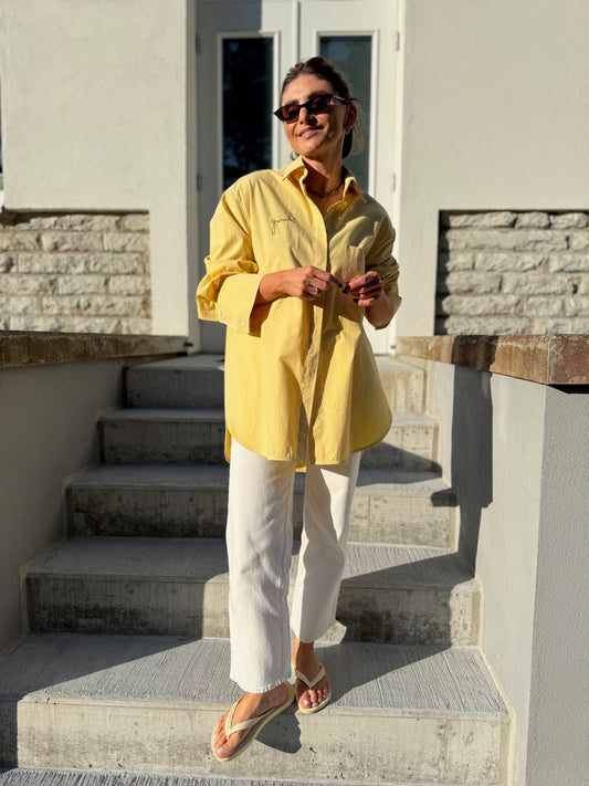 alba washed poplin shirt