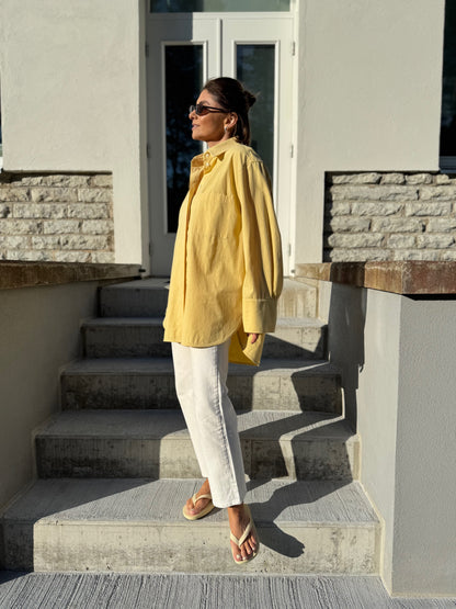 alba washed poplin shirt
