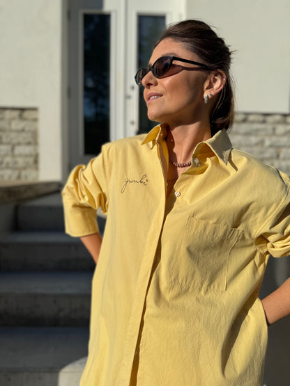 alba washed poplin shirt