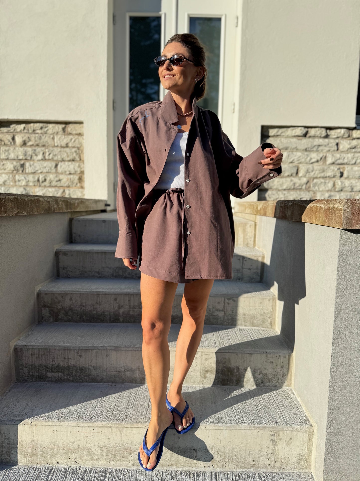 harajuku washed poplin shirt