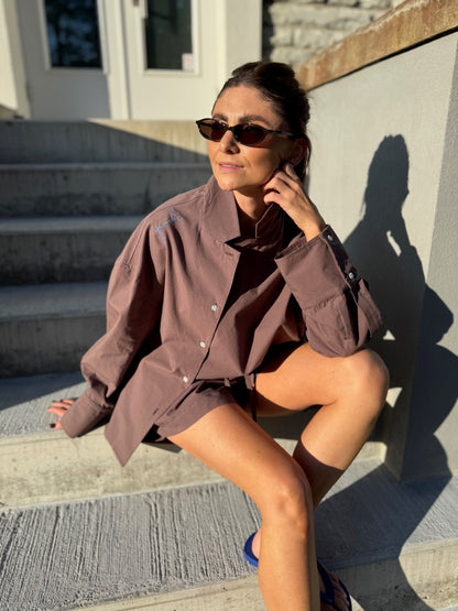 harajuku washed poplin shirt