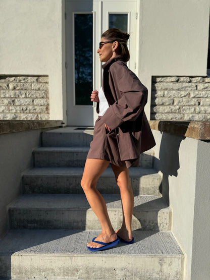 harajuku washed poplin shorts