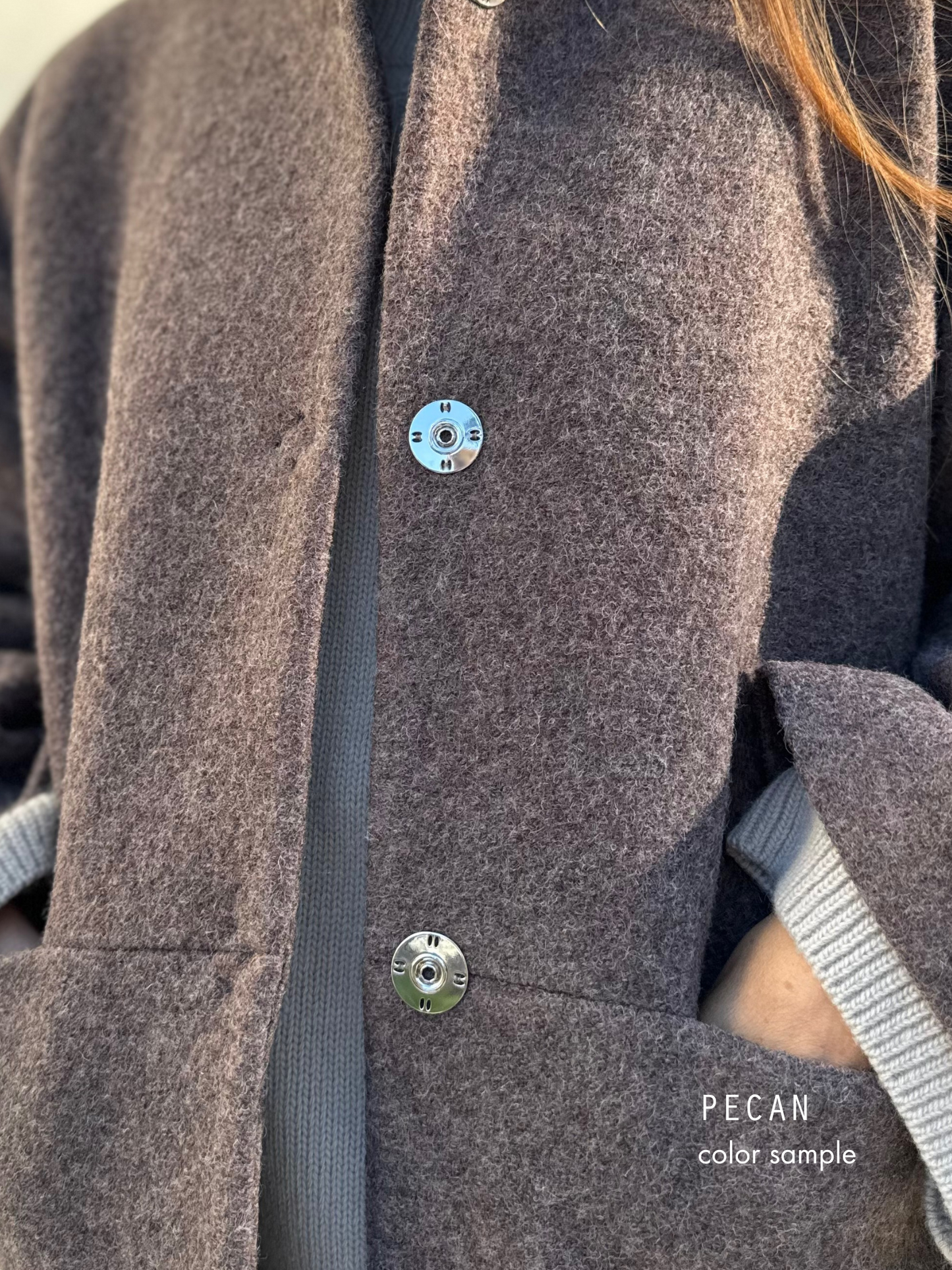 seoul wool boucle jacket