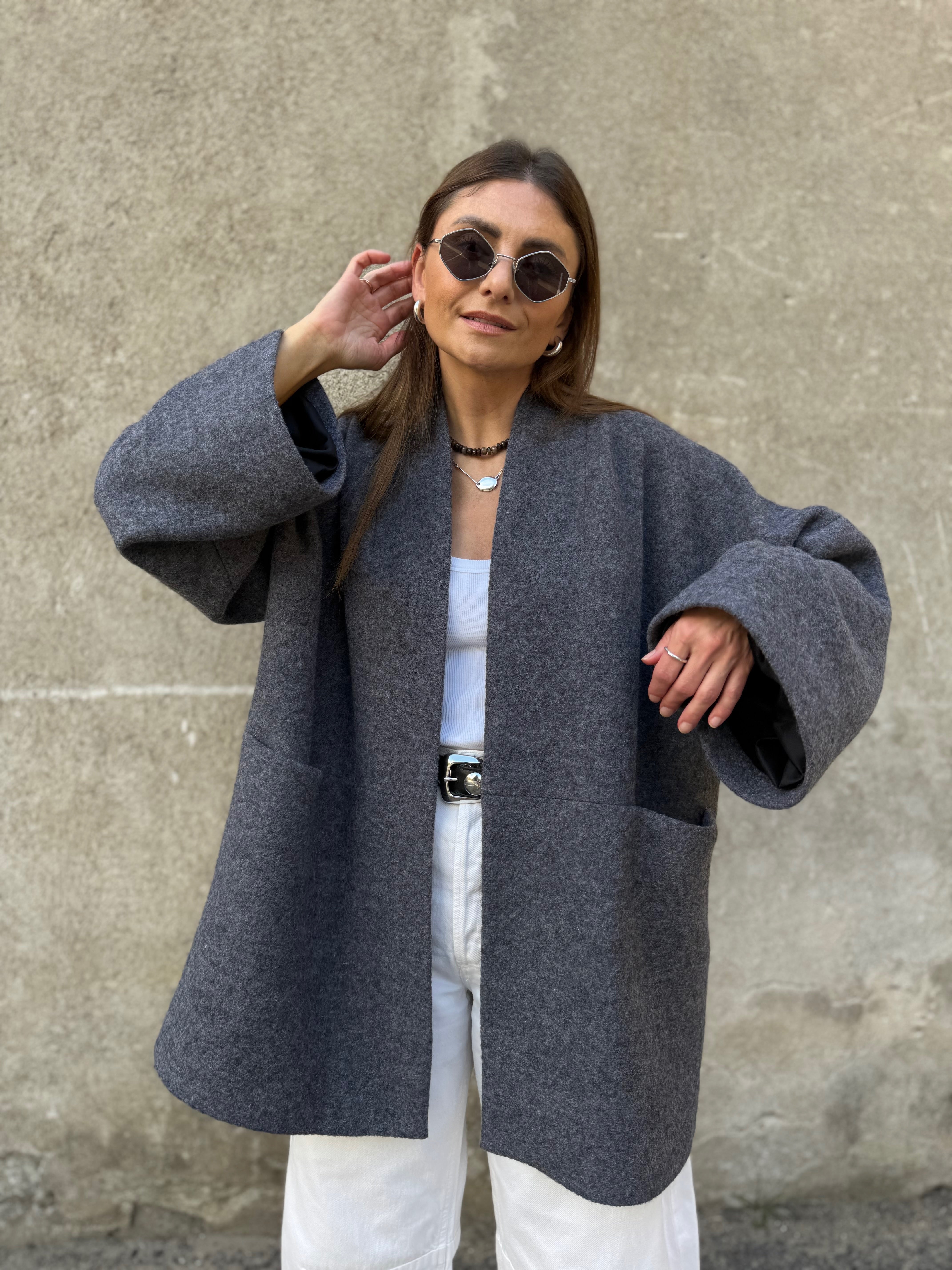 sapporo wool boucle jacket – ateljee gwubi