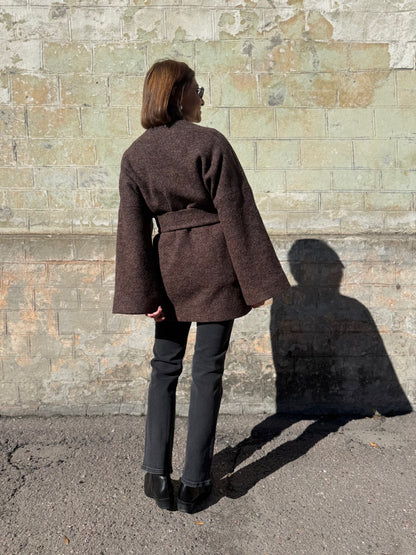 sapporo wool boucle jacket