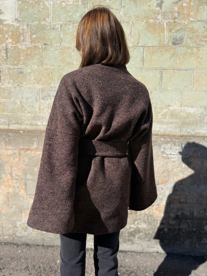 sapporo wool boucle jacket