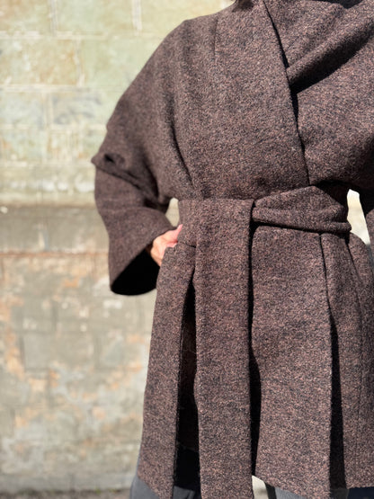 sapporo wool boucle jacket