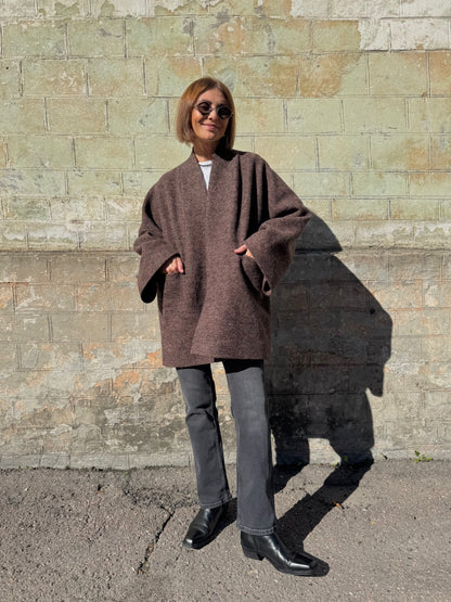 sapporo wool boucle jacket