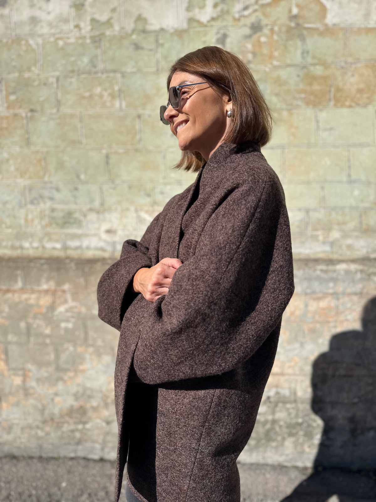sapporo wool boucle jacket