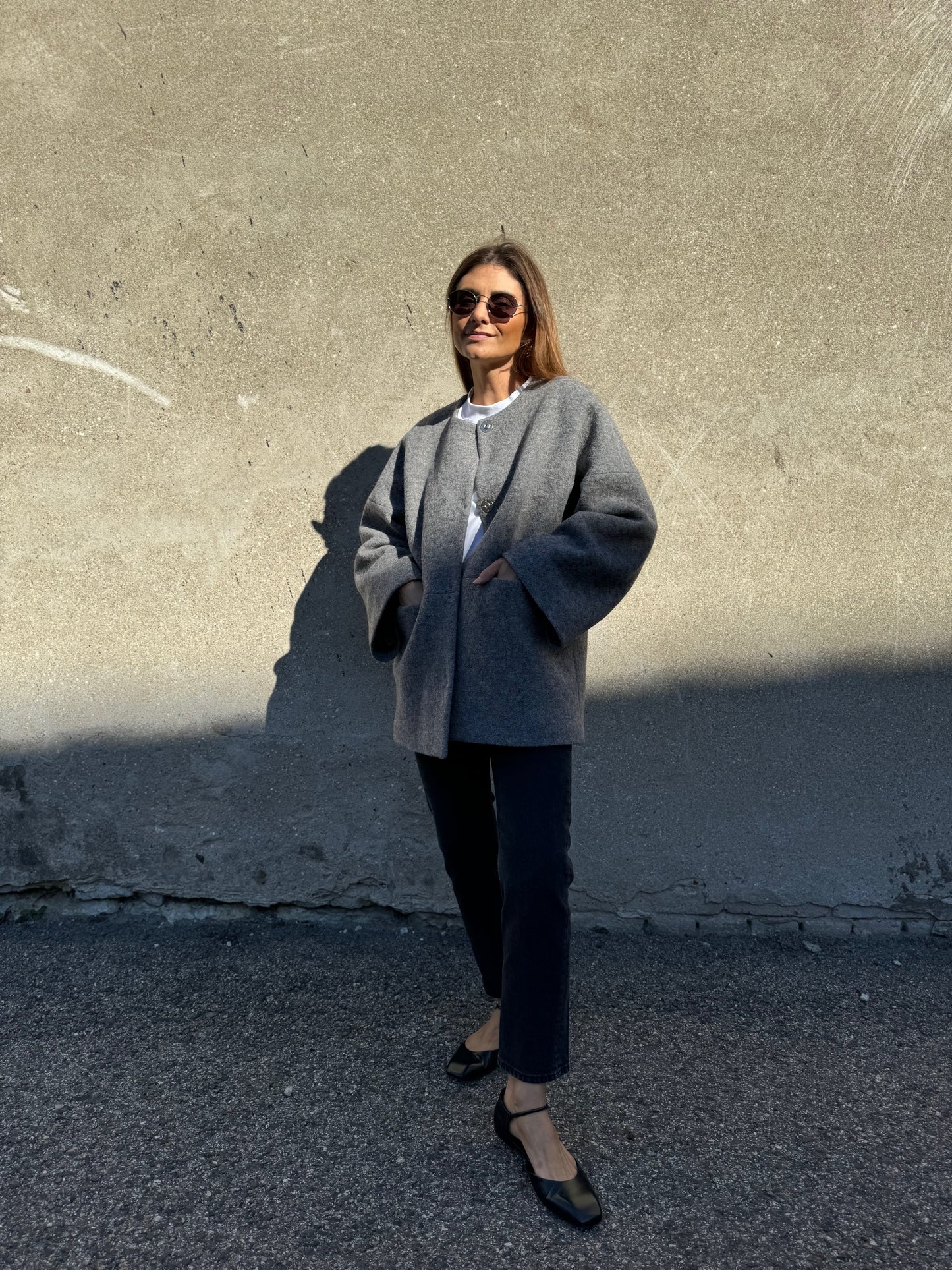 seoul wool boucle jacket