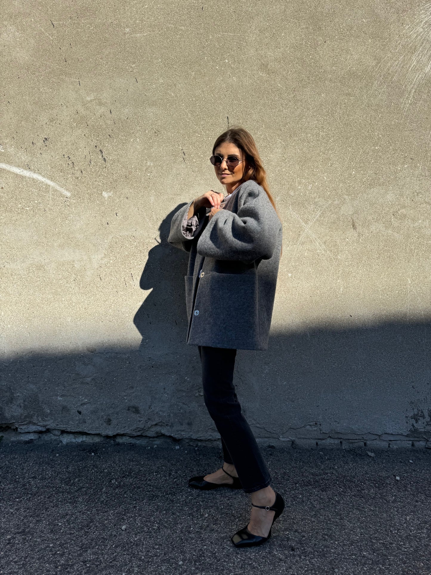 seoul wool boucle jacket