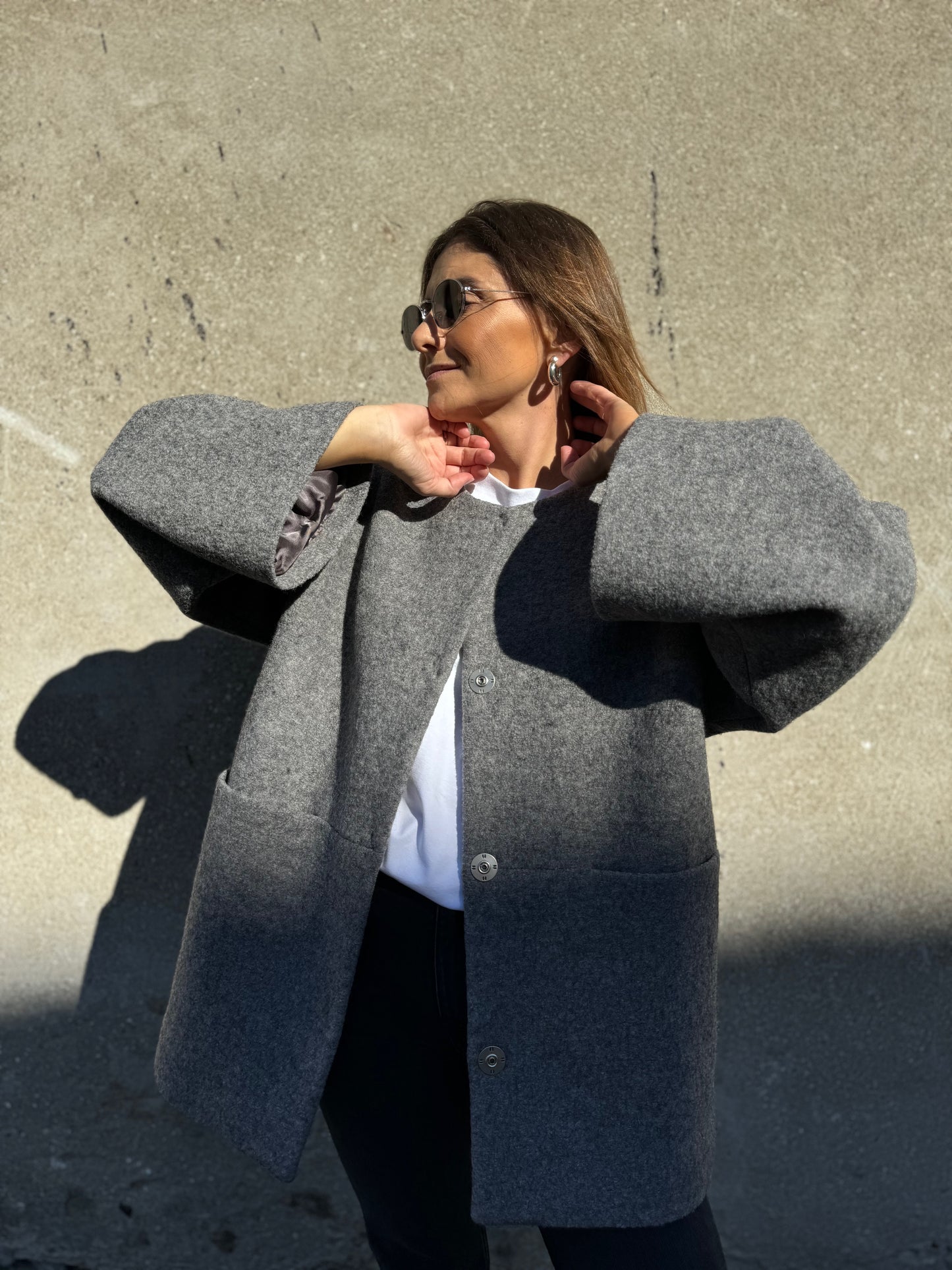 seoul wool boucle jacket